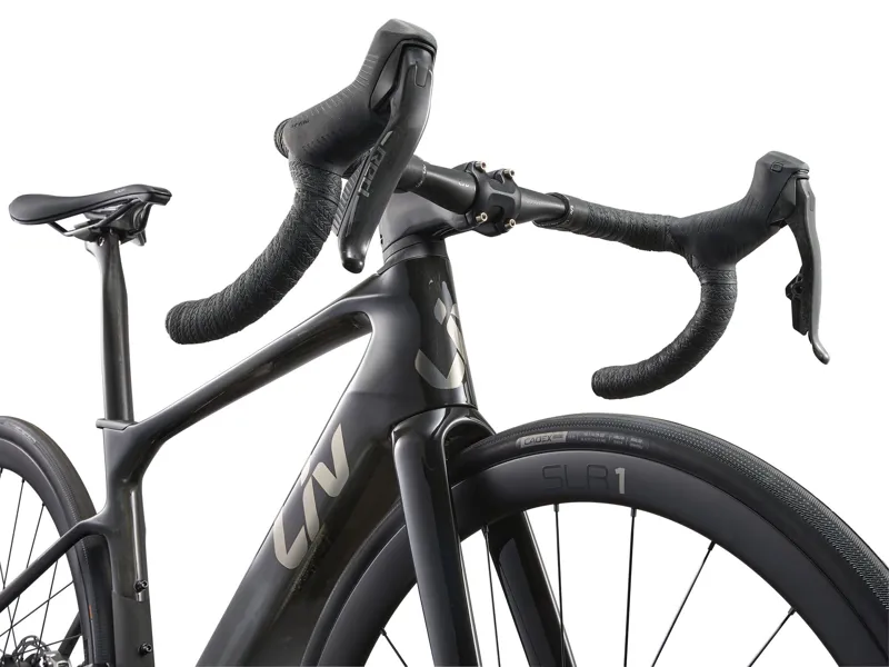 2025 Liv Avail Advanced E+ Elite 0 - Lightweight Electric Road Bike - Raw Carbon-12