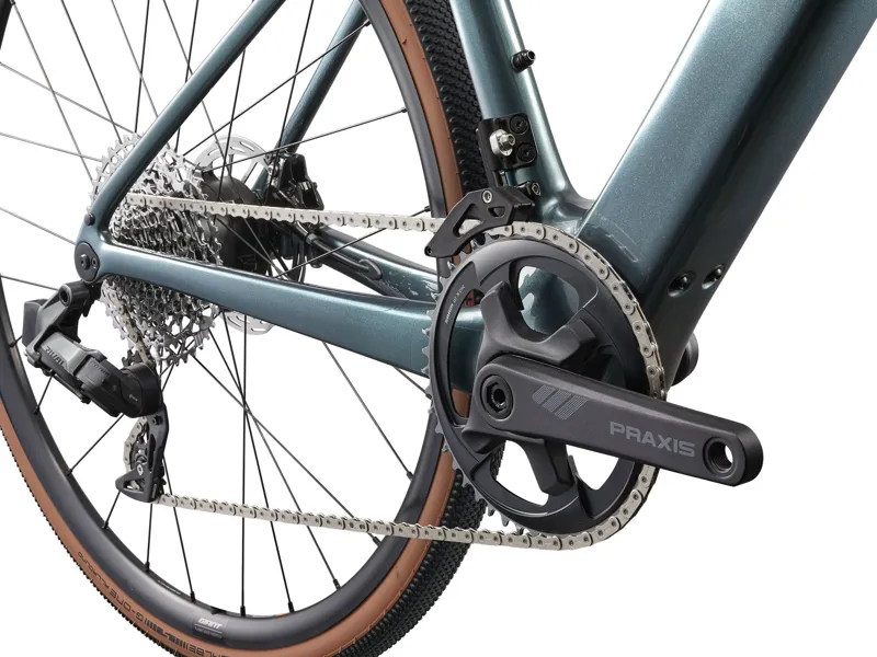 2025 Liv Avail Advanced E+ Elite AR - Lightweight Electric All-Road Bike - Gloss Silver Pine-6