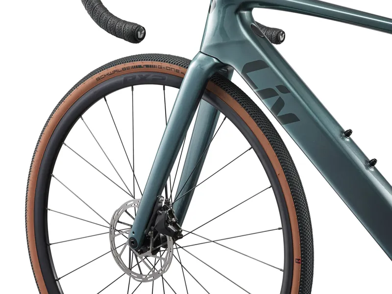 2025 Liv Avail Advanced E+ Elite AR - Lightweight Electric All-Road Bike - Gloss Silver Pine-7