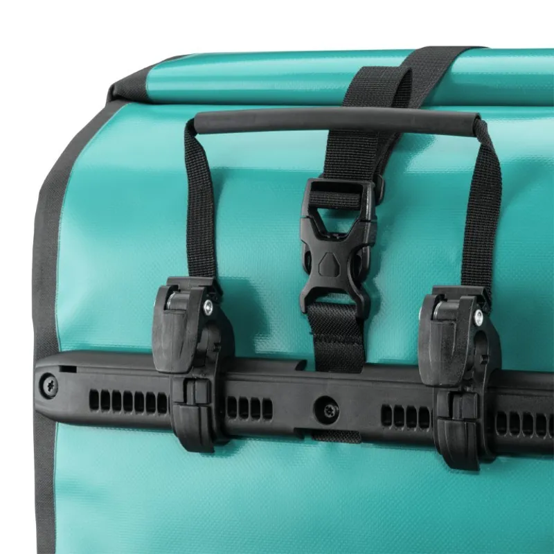 Ortlieb Back-Roller Free Pannier Bags - 40L Pair - Lagoon / Black-3