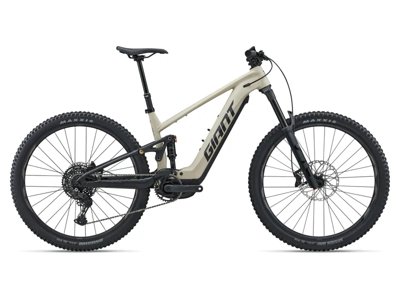 2027 Giant Stance E+ 1 electric full suspension mountain bike / Almond - Black
