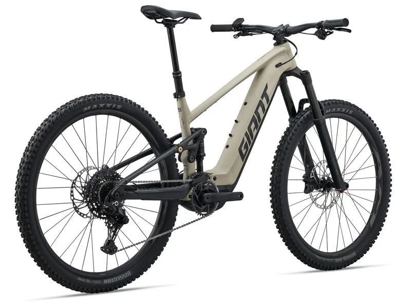 2027 Giant Stance E+ 1 electric full suspension mountain bike / Almond - Black-1