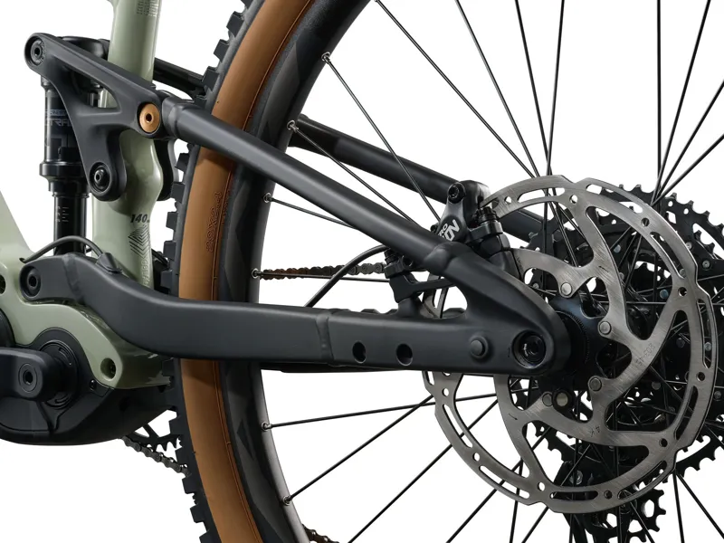 2027 Giant Stance E+ 2 electric full suspension mountain bike / Desert Sage - Black-4