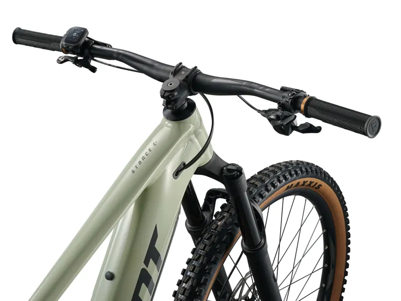 2027 Giant Stance E+ 2 electric full suspension mountain bike / Desert Sage - Black-8