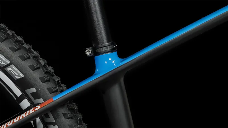 2025 Cube Elite 240 c:62 Pro - 24inch wheel kids bike - Carbon / Blue / Red -5