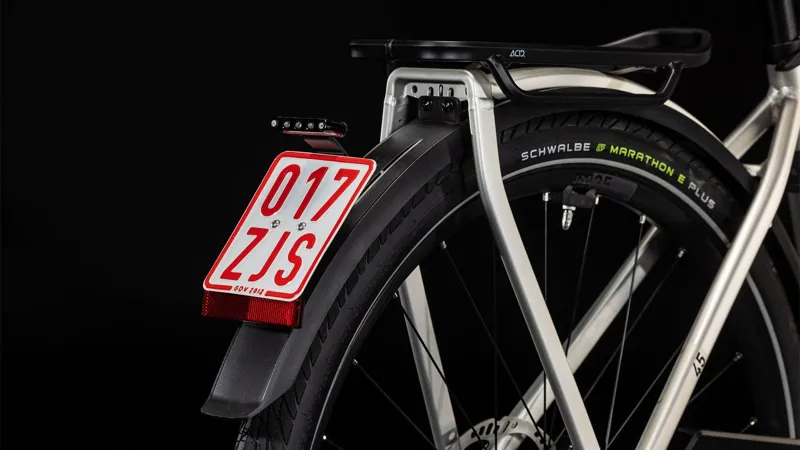 2025 Cube Kathmandu Hybrid 45 750 - Trapeze - Fully Equipped Electric Hybrid - Grey/Reflex-5