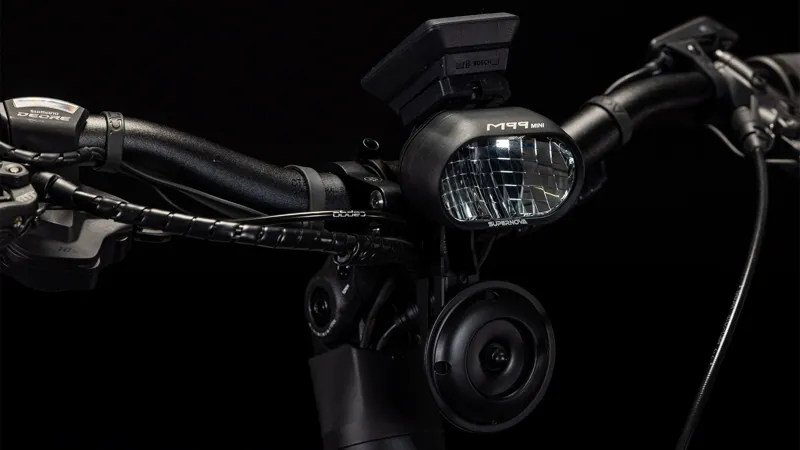 2025 Cube Kathmandu Hybrid 45 750 - Fully Equipped Electric Hybrid - Grey/Reflex-5