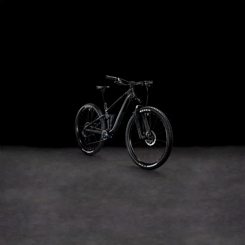 2025 Cube Stereo ONE44 C:62 Pro - Full Suspension Trail Mountain Bike - Carbon/Black-1