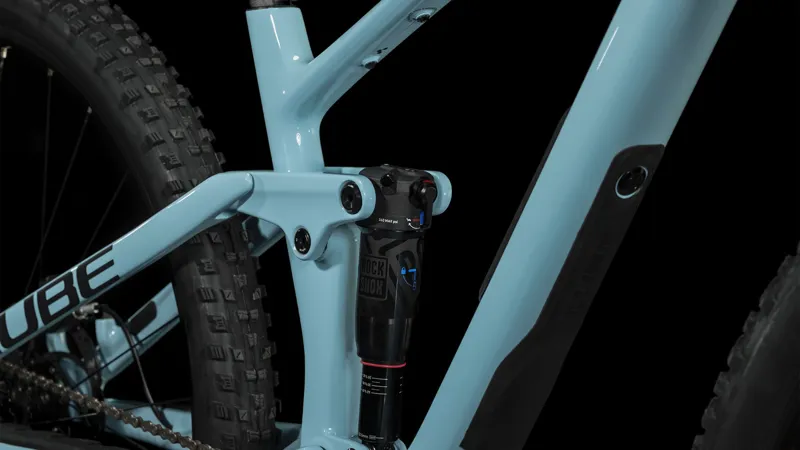 2025 Cube Stereo ONE44 C:62 Pro - Full Suspension Trail Mountain Bike - Maya Blue / Black-5