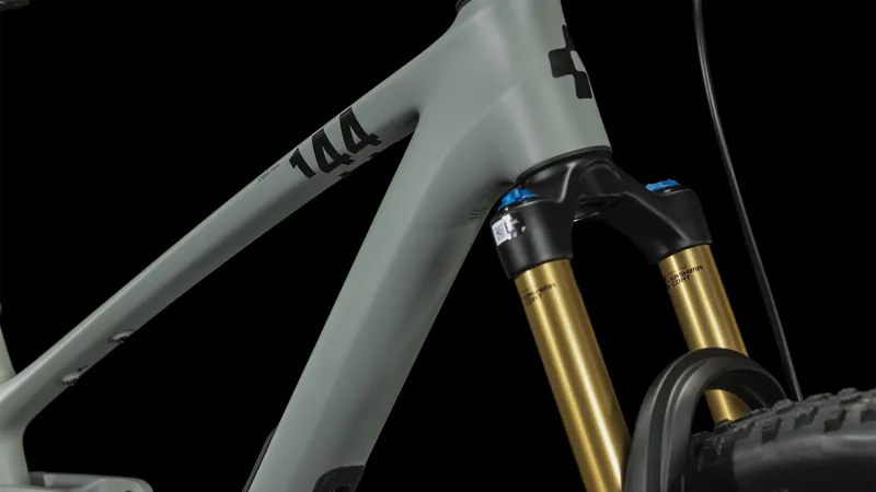 2025 Cube Stereo ONE44 C:62 Race - Full Suspension Trail Mountain Bike - Swamp Grey / Black-3