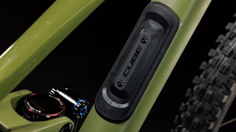 2025 Cube Stereo ONE55 C:62 TM - Full Suspension Trail Mountain Bike - Olive / Chrome-8