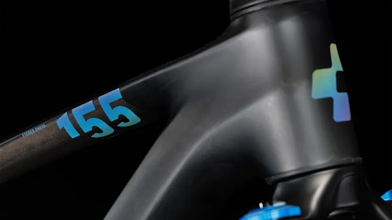 2025 Cube Stereo ONE55 C:62 SLT - Full Suspension Trail Mountain Bike - Carbon / Black-5