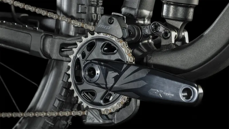 2025 Cube Stereo ONE77 Pro 29 - Full Suspension Trail Mountain Bike - Black Anodized-4