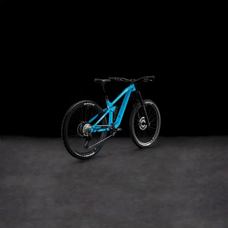 2025 Cube Stereo ONE77 Race 29 - Full Suspension Trail Mountain Bike - Bondi Blue / Grey-1