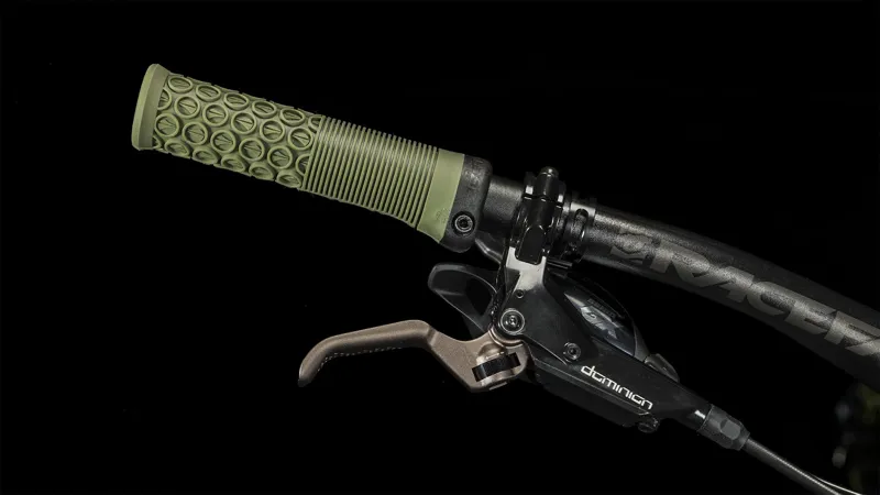 2025 Cube Stereo ONE77 C:68X TM 29 - Full Suspension Trail Mountain Bike - Olive / Chrome-3