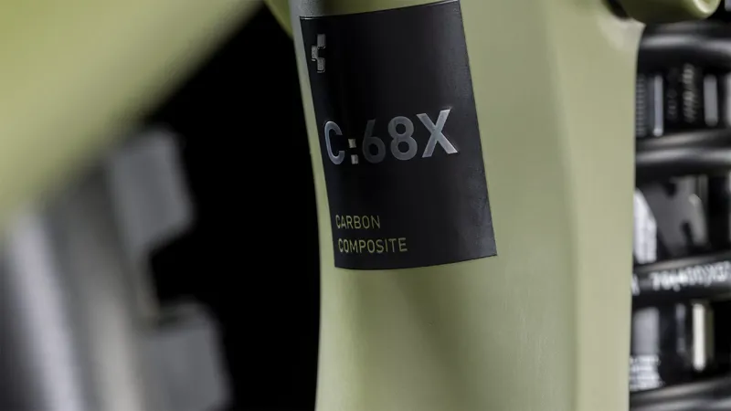 2025 Cube Stereo ONE77 C:68X TM 29 - Full Suspension Trail Mountain Bike - Olive / Chrome-6