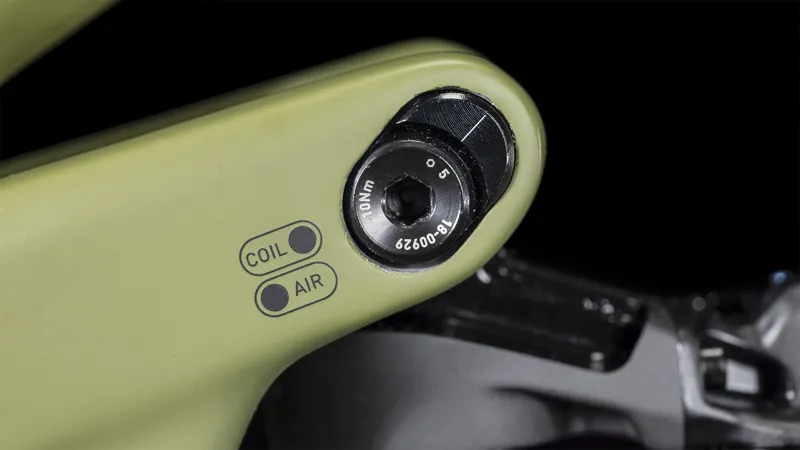 2025 Cube Stereo ONE77 C:68X TM 29 - Full Suspension Trail Mountain Bike - Olive / Chrome-7