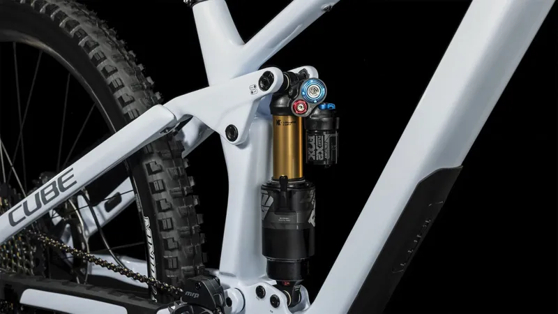 2025 Cube Stereo ONE77 C:68X SLT 29 - Full Suspension Trail Mountain Bike - Flash White-7