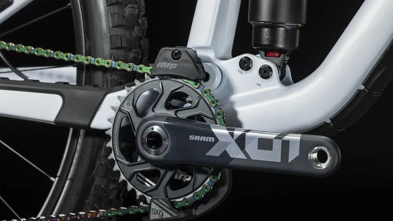 2025 Cube Stereo ONE77 C:68X SLT 29 - Full Suspension Trail Mountain Bike - Flash White-11