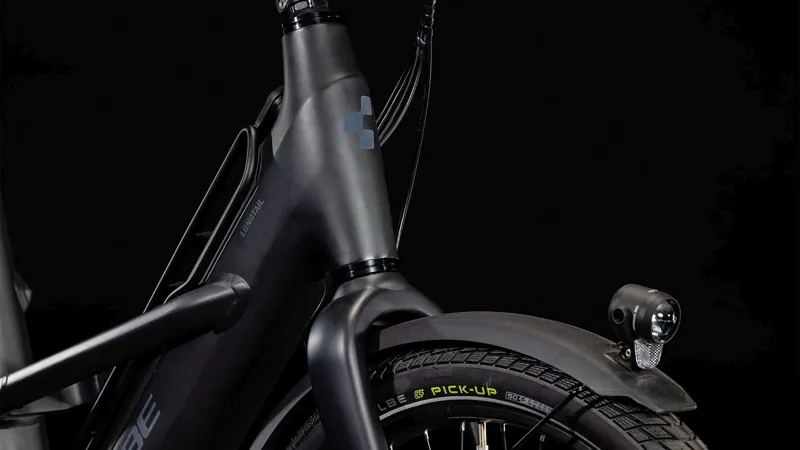 2025 Cube Longtail Hybrid 725 - Electric Urban Cargo Bike - Grey / Reflex-8