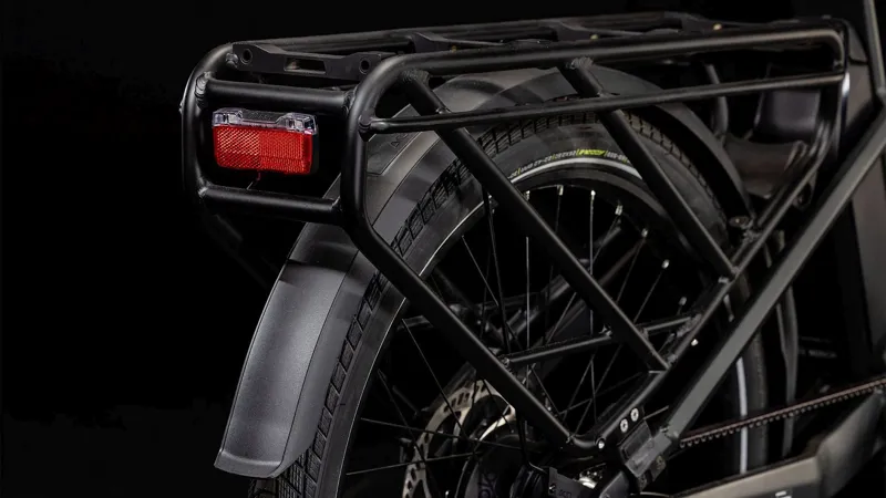 2025 Cube Longtail Hybrid 725 - Electric Urban Cargo Bike - Grey / Reflex-2