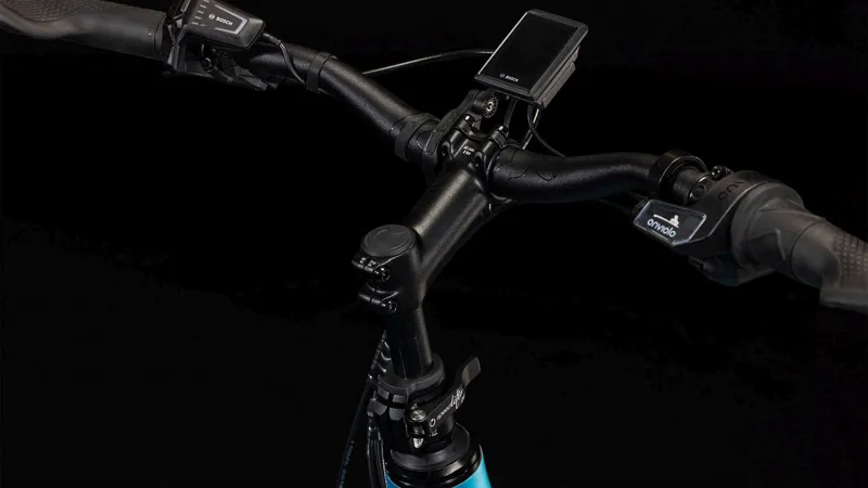 2025 Cube Longtail Hybrid 725 - Electric Urban Cargo Bike - Blue / Reflex-5