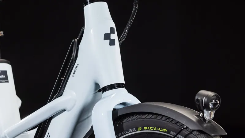 Cube Longtail Sport Hybrid 725 Cargo eBike in Flash White/Reflex-4