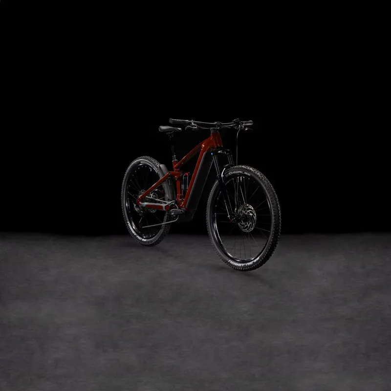 2025 Cube Stereo Hybrid one44 Pro 800 - Full Suspension Electric Bike - Bourbon / Black-1
