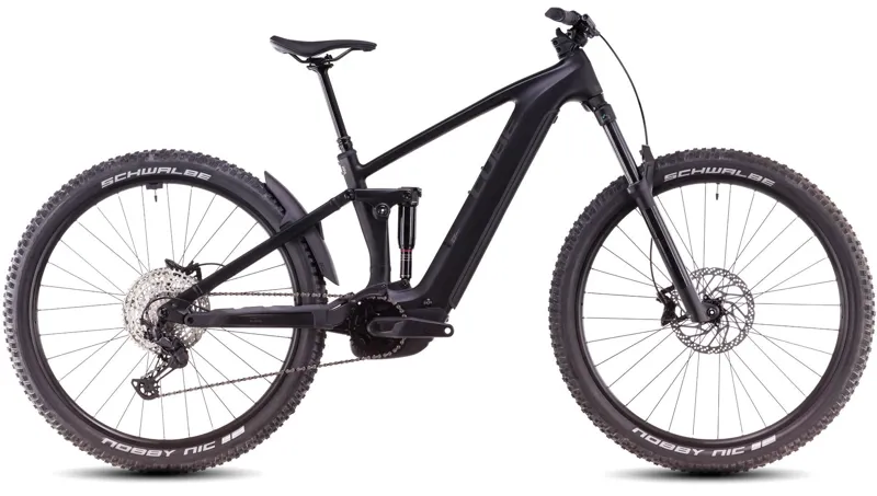 2025 Cube Stereo Hybrid one44 EX 800 - Full Suspension Electric Bike - Blackline
