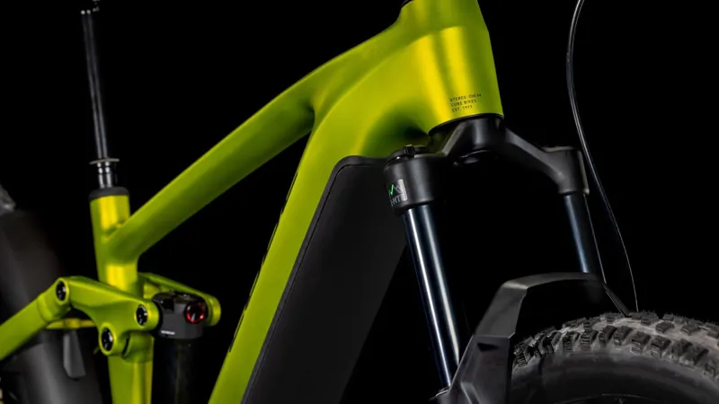 2025 Cube Stereo Hybrid one44 EX 800 - Full Suspension Electric Bike - Lizard / Black-6