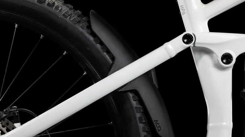 2025 Cube Stereo Hybrid one44 EXC 800 - Full Suspension Electric Bike - White Marble  / Black-5