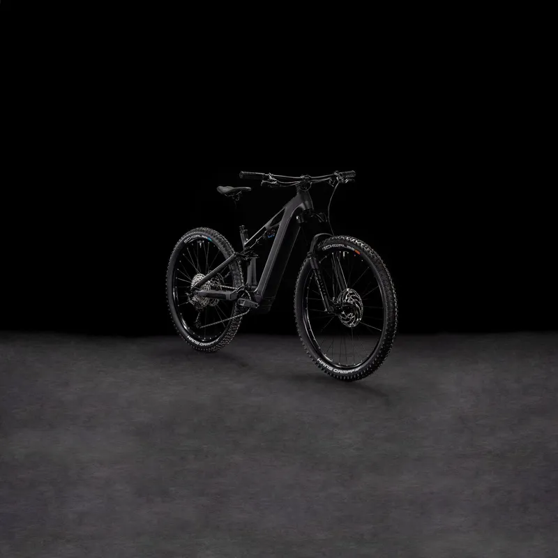 2025 Cube Stereo Hybrid one44 HPC Race 800 - Full Suspension Electric Bike - Blackline-1