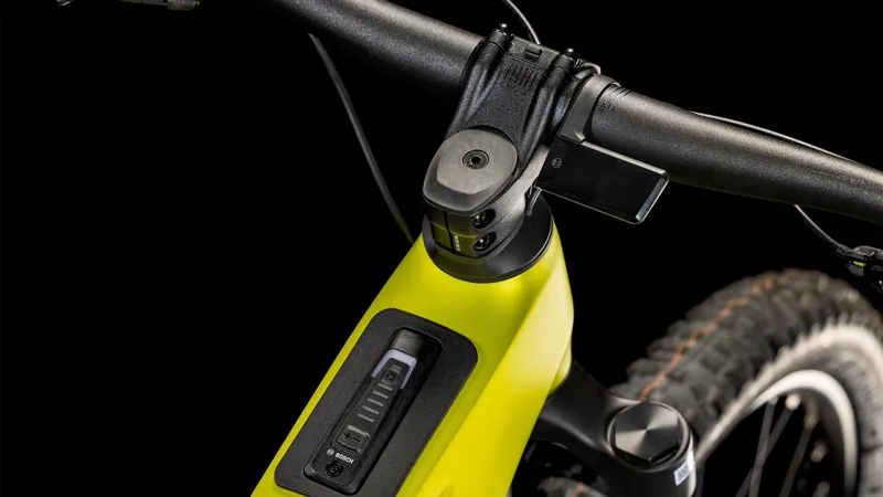 2025 Cube Stereo Hybrid ONE44 HPC Race 800 - Full Suspension Electric Bike - Flash Lime / Blue-3