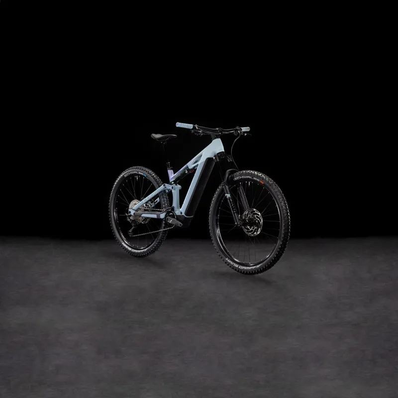 2025 Cube Stereo Hybrid ONE44 HPC Race 800 - Full Suspension Electric Bike - Pigeon Blue / Art-1