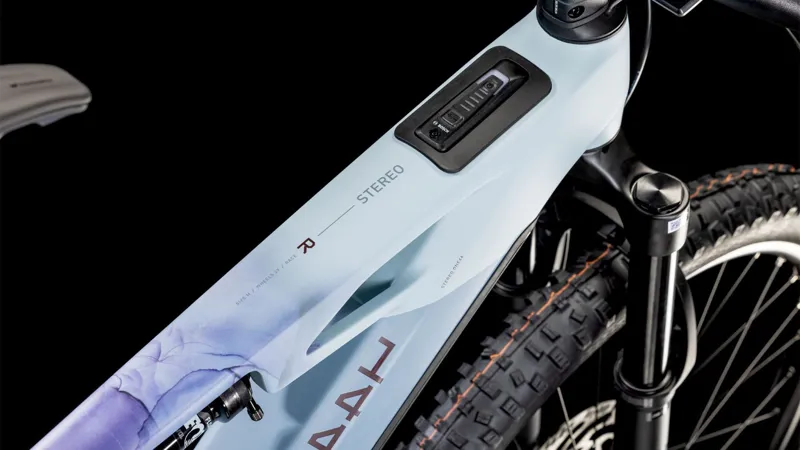 2025 Cube Stereo Hybrid ONE44 HPC Race 800 - Full Suspension Electric Bike - Pigeon Blue / Art-2