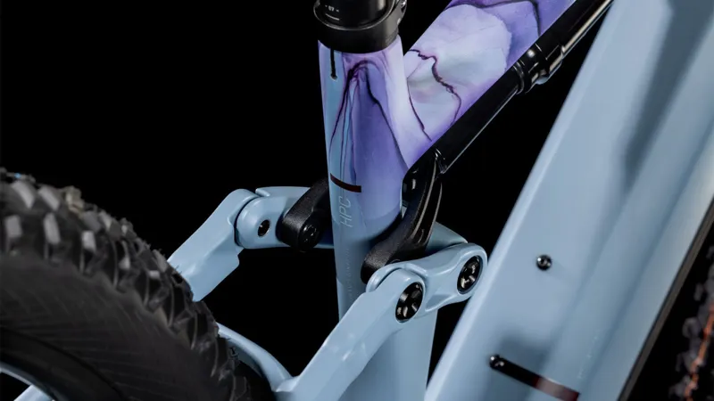 2025 Cube Stereo Hybrid ONE44 HPC Race 800 - Full Suspension Electric Bike - Pigeon Blue / Art-4