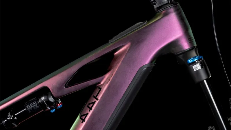 2025 Cube Stereo Hybrid One44 HPC SLX  - Electric Full Suspension Mountain Bike - Molotov / Black-2