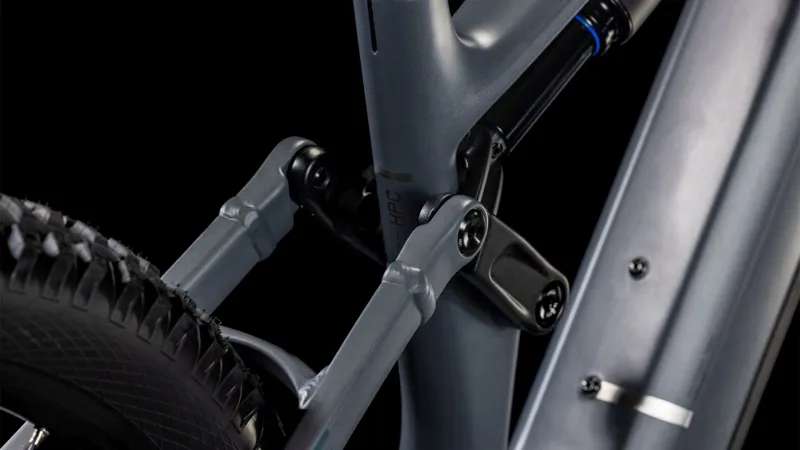 2025 Cube Stereo Hybrid One77 HPC Race 800 - Electric Full Suspension Mountain Bike - Slab Grey / Prism-3