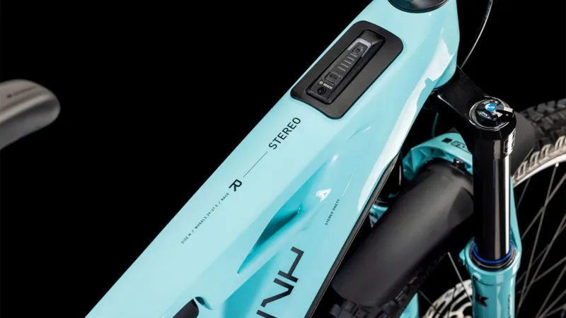 2025 Cube Stereo Hybrid One77 HPC Race 800 - Electric Full Suspension Mountain Bike - Dazzle / Black-5