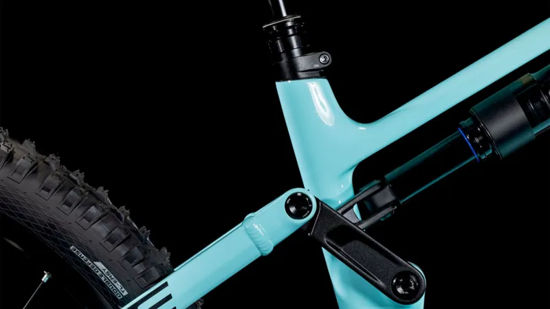 2025 Cube Stereo Hybrid One77 HPC Race 800 - Electric Full Suspension Mountain Bike - Dazzle / Black-2