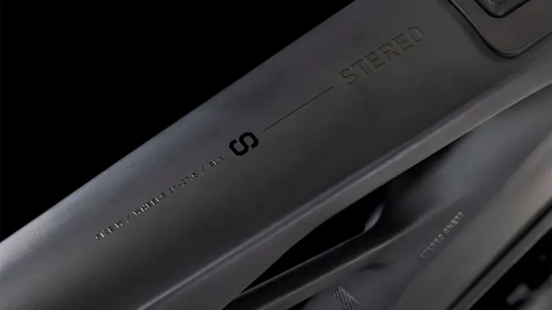 2025 Cube Stereo Hybrid One77 HPC SLX  - Electric Full Suspension Mountain Bike - Blackline-5