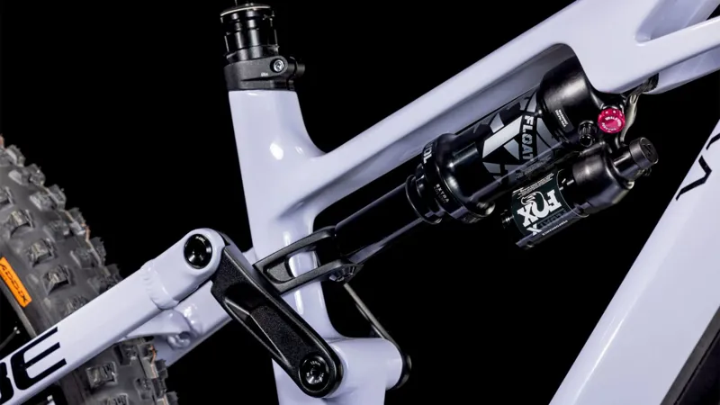 2025 Cube Stereo Hybrid One77 HPC SLX - Electric Full Suspension Mountain Bike - Cyclamen / Black-3