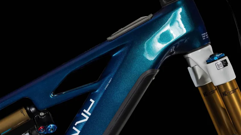 2025 Cube Stereo Hybrid One77 HPC AT - Electric Full Suspension Mountain Bike - Action Team-2