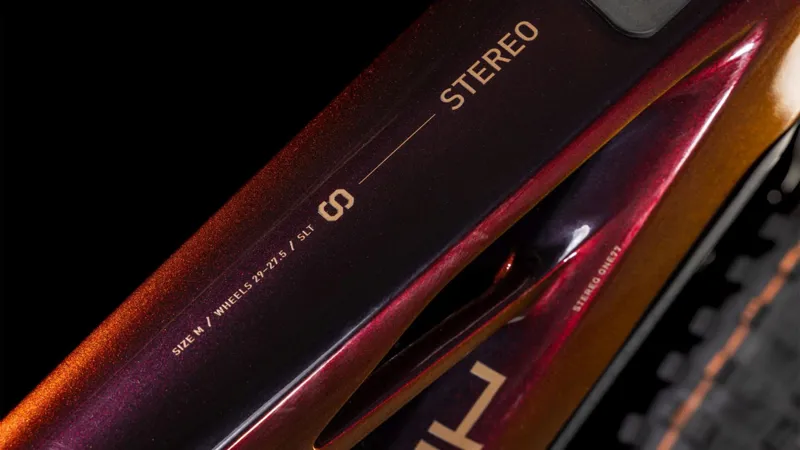 2025 Cube Stereo Hybrid One77 HPC TM - Electric Full Suspension Mountain Bike - Solar Eclipse / Bronze-7