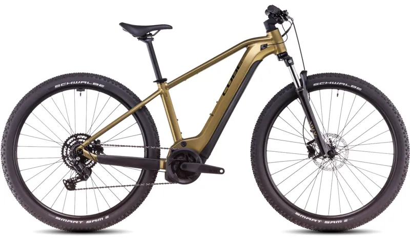 2025 Cube Reaction Hybrid Performance 500 - Electric Hardtail Mountain Bike - Golden Lime / Black