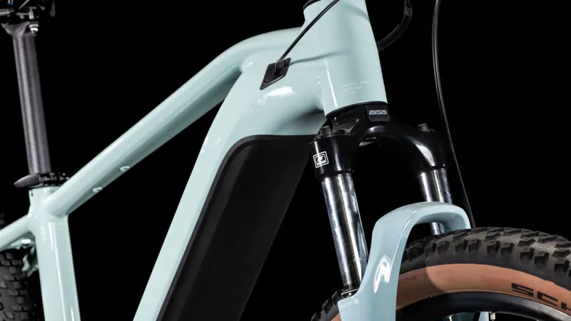 2025 Cube Reaction Hybrid Performance 500 - Electric Hardtail Mountain Bike - Sky Light Blue / White-5