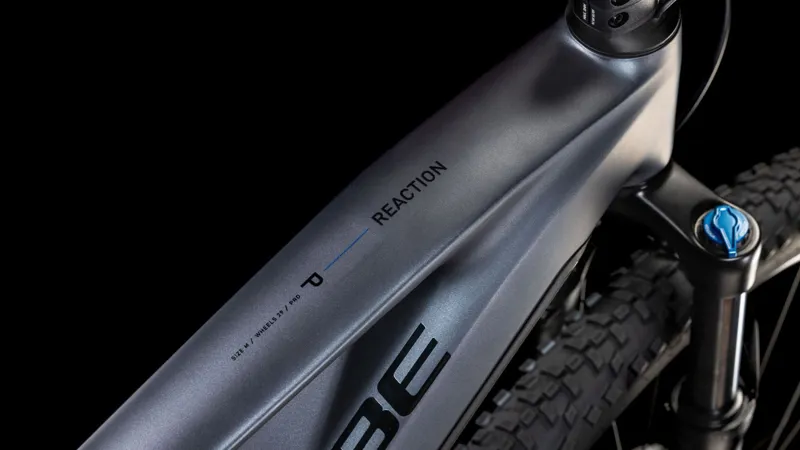 2025 Cube Reaction Hybrid Pro 600 - Electric Hardtail Mountain Bike - Metallic Grey / Black-2