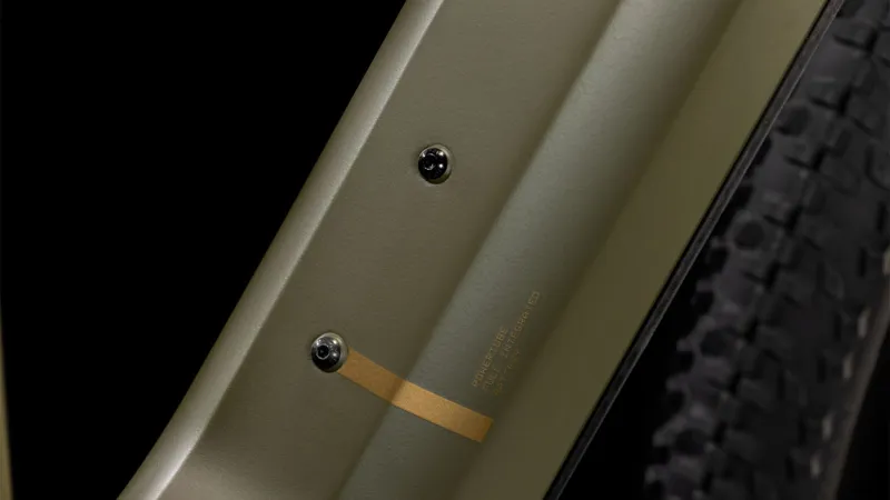 2025 Cube Reaction Hybrid Pro 600 - Step Thru Electric Hardtail Mountain Bike - Dusty Olive / Gold-3