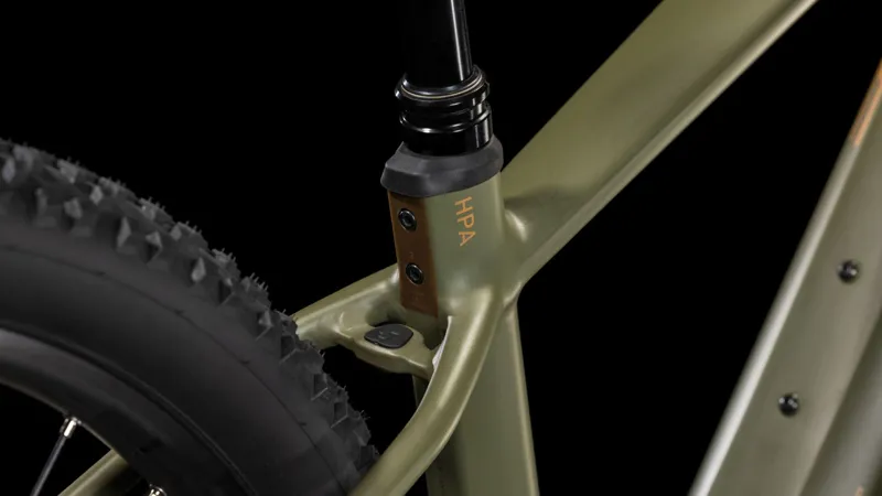 2025 Cube Reaction Hybrid Pro 800 - Electric Mountain Bike - Dusty Olive / Gold-1