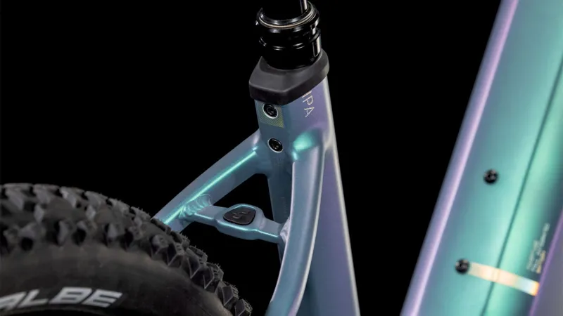 2025 Cube Reaction Hybrid Pro 600 - Step Thru Electric Hardtail Mountain Bike - Smaragd Grey / Prism-4